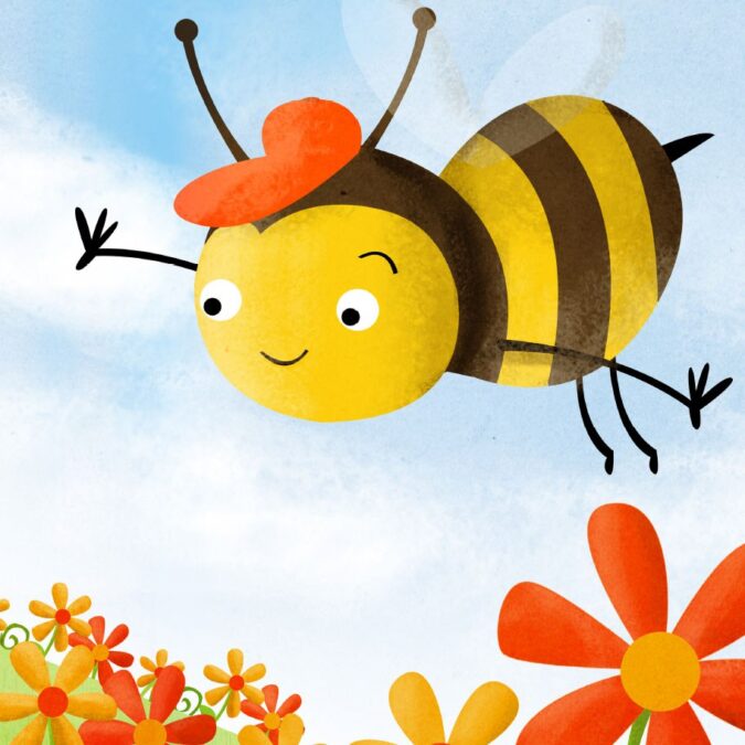 cuento la abeja feliz