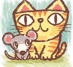 el raton y el gato hacen vida comun cuento corto