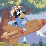 Bluey y el cohete de cartón. audiocuentos.net