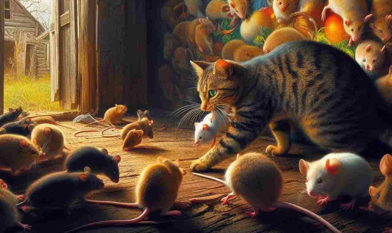 Fabulas Esopo la gata y los ratones