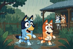 BlueyCuentos, CuentosInfantiles, DíaDeLluvia, JuegoInfantil, ValoresParaNiños,