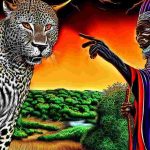 Historia de africa EL BRUJO MALVADO fábula africana