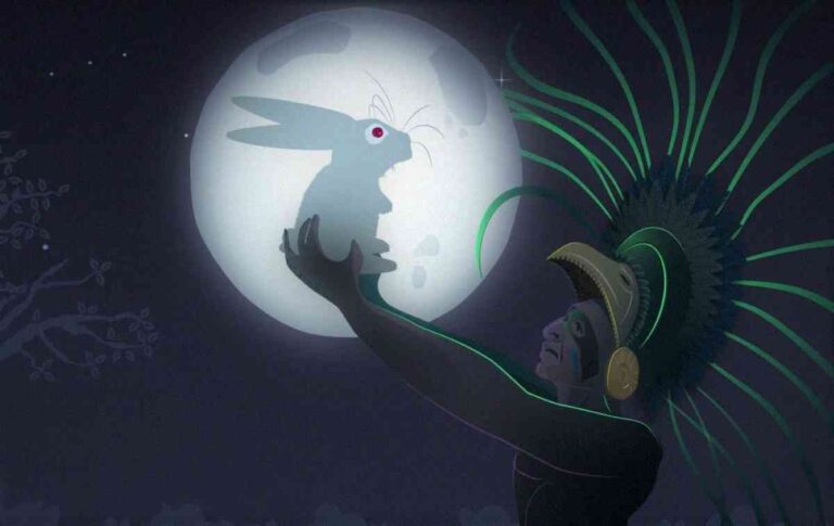 EL CONEJO EN LA LUNA☀️Leyenda🌕Nacimiento del sol y la luna